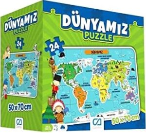 Dünyamiz Eğitici Puzzle