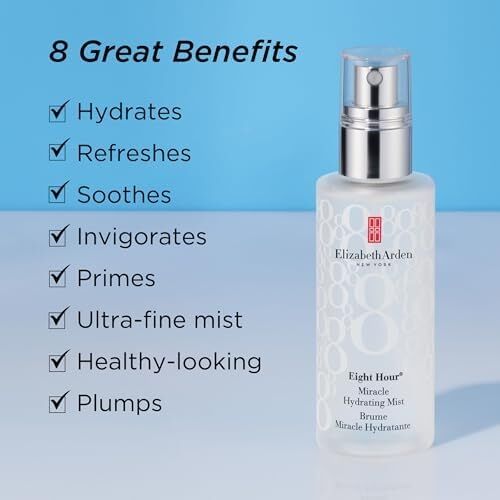 Arden Eight Hour Cream Miracle Hydrating Mist, 100ML