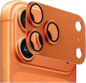 Senon Apple iPhone 17 Pro Max Için Zore Cl-20 Kamera Lens Koruyucu (Turuncu)