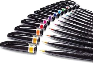 Sing Pen Brush Ince Uçlu Fırça Kalem Mor