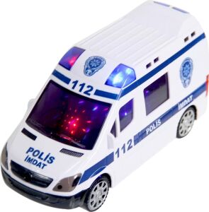 112 Polis Imdat 3D Işıklı Sesli Polis Aracı