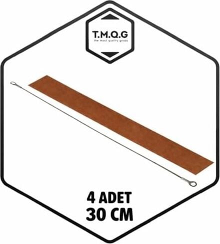 Yedek Tel + Teflon Poşet Ağzı Yapıştırma Kapatma Makinesi Için 4'er Adet (30CM)