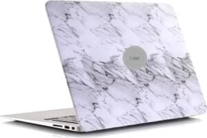 MacBook Air M1 Kılıfı A2337 Uyumlu 13 Inç Premium Deri Kaplama Mermer Desenli Hard Case A2179 A1932 Sert Koruyucu Kapak Çizilme ve Darbe Koruma Kılıfı