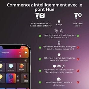 Hue Go V2 Taşınabilir Akıllı LED Masa Lambası, Bluetooth Özellikli, Beyaz ve Renkli