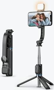 C01S Çok Amaçlı Işıklı Selfie Çubuğu Masa Üstü Tripod Kumandalı Selfie Dolgu Işığı Dahil 107 cm