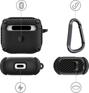 Airpods Pro/pro 2 ve 3.nesil Uyumlu Kulaklık Kılıfı - Dayanıklı Fundamental Toz ve Kirden Koruyan Kılıf (Lacivert, Airpods 3.nesil)
