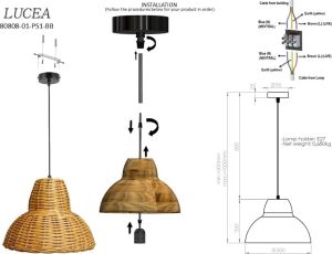 Casame K.boy Bamboo Tekli 1XE27