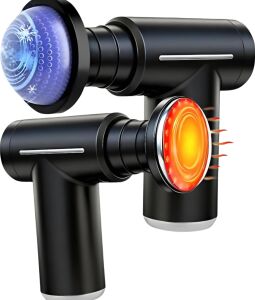 Sıcak Soğuk Terapili Masaj Tabancası 3200 Rpm Şarjlı Kas Masaj Cihazı