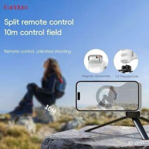 Manyetik Kamera Tutucu Grip Bluetooth 5.3 Uzaktan Kumandalı 10M Çekim Mesafesi Zoom Kontrollü 2 Kademeli Deklanşörlü Ergonomik Telefon Çekim Aparatı Tripod Uyumlu | ZP37