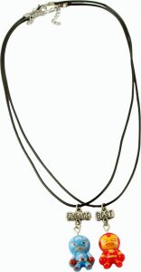 Süper Kahraman Arkadaşlık Kolyeleri (Çift Kolye)