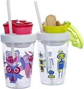 Snack Atiştirmalik Tritan Bardak 350 Ml, Pembe