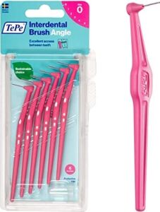 Angle Saplı Arayüz Fırçası Pembe 0 mm 6'lı (1 x 6 Adet)