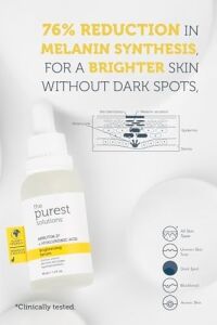 The Purest Solutions, Leke Karşıtı ve Leke Görünümü Önleyici Arbutin Cilt Bakım Serumu 30 ml (Arbutin%2 + Hyaluronic Acid)
