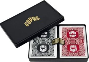 Copag Wsop 2024 World Series Of Poker Edition, Premium Pvc Poker Kartları, Iki Deste (Kırmızı, Siyah)