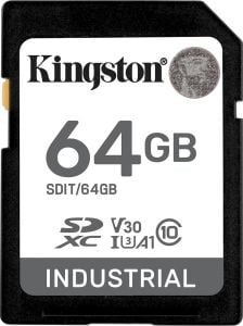 Endüstriyel Sd Kart, 100MB/S&APOS;YE Kadar, Yüksek Dayanıklılık, Uhs-I U3 V30 A1, (SDIT/64GB)