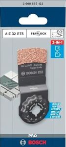 1x Pro Aız 32 Rt5 Daldırmalı Kesim Testere Bıçağı (Harç, Gözenekli Beton, Genişlik 32 Mm, Professional Aksesuar Çok Fonksiyonlu Makine)