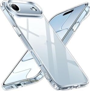 - iPhone 17 Air ile Uyumlu Apple Kılıf Kamera Çıkıntılı Korumalı Yumuşak Şeffaf Silikon Renksiz Kapak
