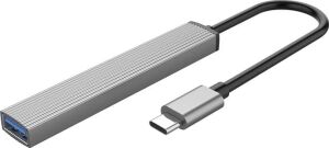Type-C To 3 Portlu USB 3.0 Çoklayıcı Tf Micro Sd Kart Okuyucu Hub