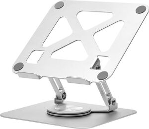 Taşınabilir Katlanabilir Folding Alüminyum Notebook Stand Alüminyum Ayarlanabilir Açı ve Katlanabilir Portatif Rahat Kullanım 11 Inç 17 Inç Dizüstü Bilgisayar ve Laptop Stant | X2