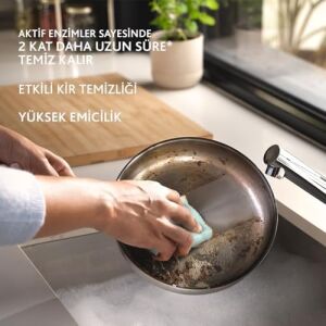 Pro Clean Aktif Enzimli Düz Sünger, 3’lü Paket