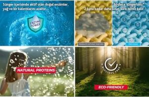 Pro Clean Aktif Enzimli Düz Sünger, 3’lü Paket