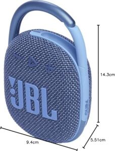 Jbl Clip 4 Eco Bluetooth Hoparlör, Geri Dönüştürülmüş Malzemeden, Mavi – Su Geçirmez, Taşınabilir Müzik Kutusu, Pratik Karabinalı – 10 Saate Kadar Kablosuz Müzik Akışı