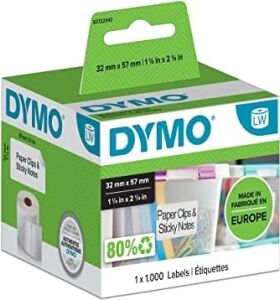 Dymo Lw 1154 Etiket Muadil 32 mm x 57 mm 1000 Adet Etiket LW-450