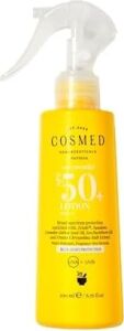 Cosmed Tüm Cilt Tipleri Için Aile Boy Yüz ve Vücut Sprey Güneş Kremi - Lotion SPF50+ - 200 ml