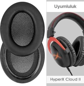 Hyper x Cloud 3/2 / 1 ve Cloud Alpha Için Suni Deri Kulaklık Pedi Yüksek Kaliteli Materyal Kulaklık Süngeri