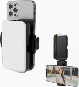 Taşınabilir Rgb LED Dolgu Işığı 6 Renk Modlu 3000-6500K Ayarlanabilir Işık Telefon Tablet Notebook Tripod Uyumlu Şarjlı Video Selfie Canlı Yayın Işığı | F615