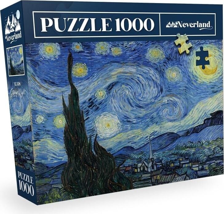 1000 Parça Puzzle - Starry Nıght (Yıldızlı Gece)
