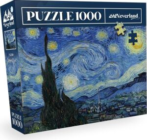 1000 Parça Puzzle - Starry Nıght (Yıldızlı Gece)