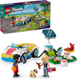 Elektrikli Araba ve Şarj Istasyonu 42609-6 Yaş ve Üzeri Çocuklar Için Zac ve Nova Minifigürü Içeren Yaratıcı Oyuncak Yapım Seti (170 Parça)