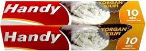 Handy Vakumsuz Şeffaf Yorgan Yastık Battaniye Nevresim Kılıfı Poşeti Torbası - 10 Adetlik 1 Kutu