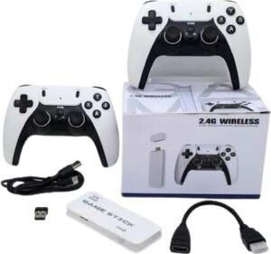 3D 4K 2000 Oyunlu Game Stick Oyun Konsolu Çift Konsol