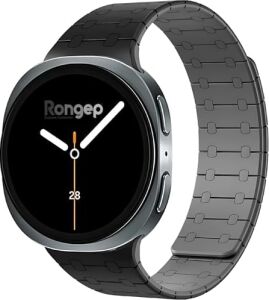 ile Uyumlu  Magnex Loop Kordon Galaxy Watch 8 44MM/40MM/CLASSIC 46MM Için Güçlü Manyetik Tasarımlı Galaxy Watch 8 Kordonu 1.sınıf Soft Silikon Watch 8 Classic Kordonu
