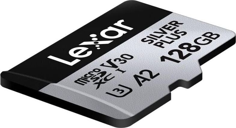 Silver Plus Micro Sd Kart 128 Gb, Sd Adaptörlü Micro Sd Hafıza Kartı, 205 Mb/s'ye Kadar Okuma Hızı, Uhs-I, A2, U3, V30, Sınıf 10, 4K UHD Microsdxc Hafıza Kartı