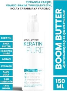 Boom Butter Aşırı Yıpranmış Saçlar Için Keratin Tonik 150ML