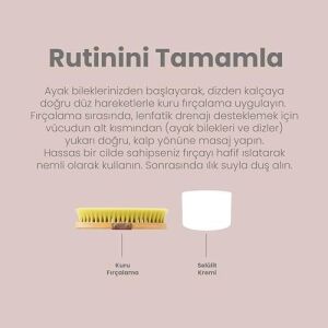 %100 Kaktüs Kılı Pürüsüzleştirici Vücut Fırçası