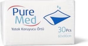 Yatak Koruyucu Örtü 60X90 cm – 30’lu | Tek Kullanımlık Sıvı Geçirmez Hasta Altı Örtüsü | Yüksek Emici Ped | Bebek, Yetişkin, Yaşlı ve Evcil Hayvan Bakımına Uygun
