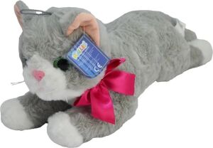 25 cm Yatak Kedi Peluş - 1 Adet Stokta Olan Gönderilir