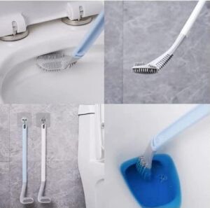 Ergonomik Tasarımlı Silikon Tuvalet Fırçası