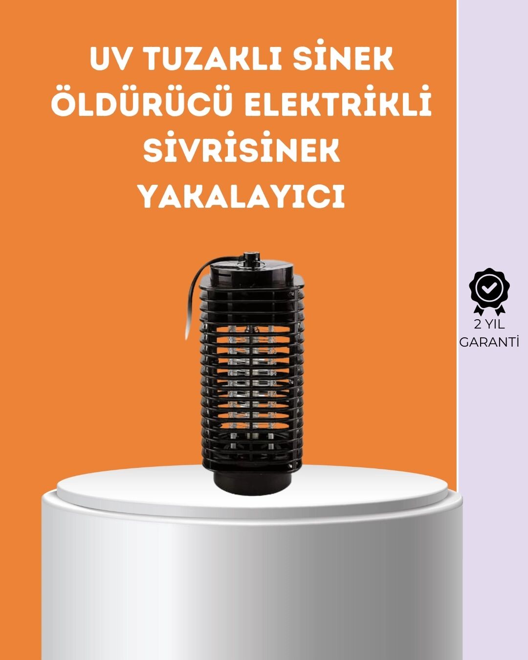 Kimyasal Içermeyen Uv Işıklı Böcek ve Sivrisinek Kapanı – Güvenli Kullanım