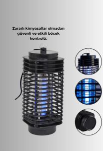 Kimyasal Içermeyen Uv Işıklı Böcek ve Sivrisinek Kapanı – Güvenli Kullanım