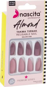 24'lü Almond Renkli Takma Tırnak - 151