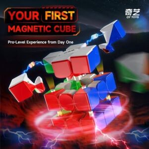 Qiyi Warrior M 3x3 Mıknatıslı Manyetik Zeka Küpü Akıl Küpü Rubik Küp Speed Cube