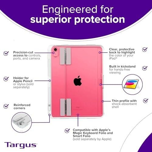 Targus Click-In iPad 10.9' Klf+Stand-Şf
