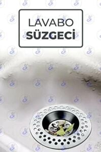 Paslanmaz Metal Lavabo Süzgeci