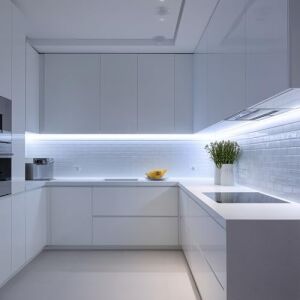 5 Metre Beyaz Şerit LED Kumandalı Dimmer Anahtar Tak Çalıştır Hazır Set Adaptör Dahil, Açma-Kapama, Parlaklık Ayarı Yapılabilir, Mutfak, Tezgah, Dolap Içi, Ayna, Tv Ünitesi Aydınlatma