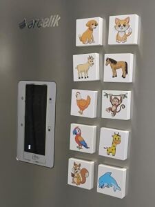 Efe'nin Hayvanat Bahçesi Seri-1 / Manyetik Blok- Magnet 20 Hayvan Figürü